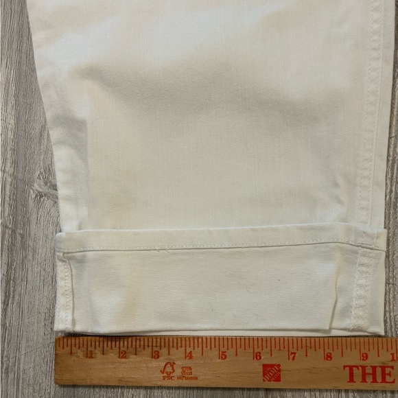 Democracy Women's Flex - Ellent 24W White Cuffed or Uncuffed Capri Denim Pants - Picture 12 of 12